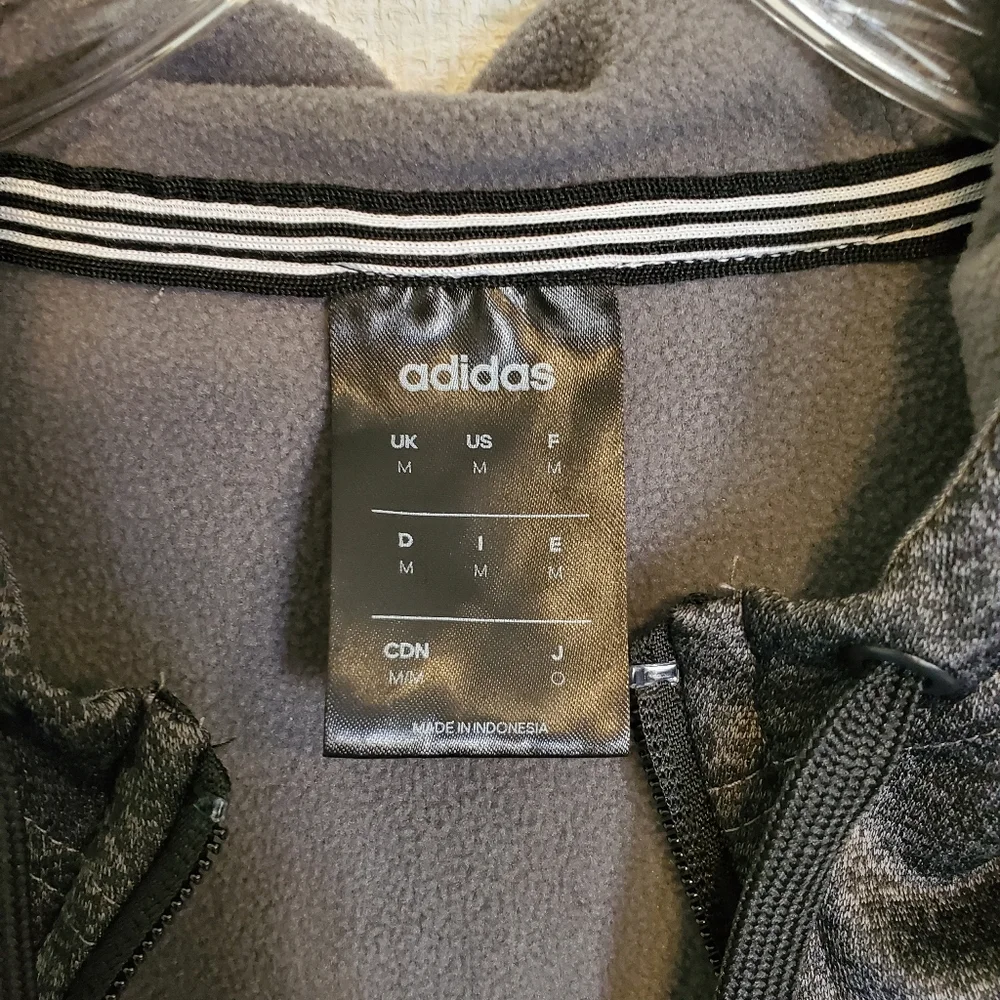 adidas men zip